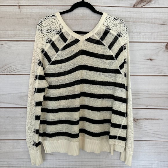 We the Free Open Knit Sweater, Size S - Picture 4 of 4